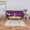 Mesa Baja Nórdica Oval paraíso 100 cm